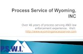 Wyoming Process Servers Process Serving Software Technology