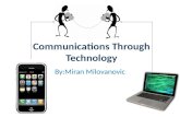 Communications through technology finals