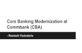 Core Banking Modernization at Commbank (Commonwealth Bank of Australia)