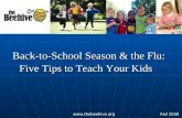 Back-to-School Season & the Flu: Five Tips to Teach Your Kids