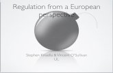 Regulation a European Perspective