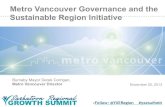 Metro Vancouver Governance and the Sustainable Region Initiative