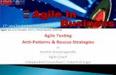 Agile Testing Anti-Patterns and Rescue Strategies (Version2)