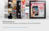 Newsweek.pl i transformacja wydawcy prasowego w stronę firmy multimedialnej