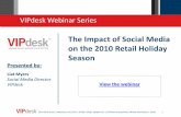 The Impact of Social Media on the 2010 Retail Holiday Season 101910
