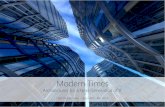 Modern times - architectures for a Next Generation of IT
