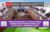 Resulatdos de la Evaluación Censal de Estudiantes de 2° Grado ECE - 2012