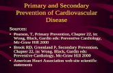 Primary and Secondary Prevention of Cardiovascular Disease