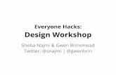 Everyone hacks   design at a hackathon