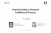 Implementing a request fulfillment process