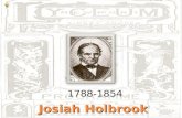 Josiah holbrook