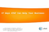47 ways AT&T can help you grow your business