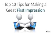 How to Make First Impressions That Build Lasting Relationships