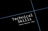 Technical Skills - Tarun Mistry 1531