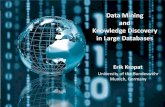 Data Mining and Knowledge Discovery in Large Databases