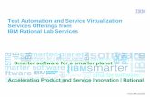 Test Automation and Service Virtualization Services Offerings from Rational Lab Services