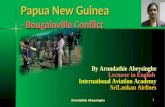Papua New Guinea  - Bougainville Conflict