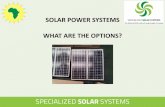 Solar power options – Ed Hill – Specialised Solar Systems