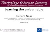 RIDE 2011 keynote: Learning the unlearnable