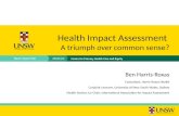 Health Impact Assessment: A triumph over common sense?