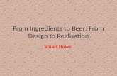 From ingredients to beer