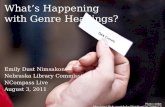 NCompass Live: What’s Happening with Genre Headings?