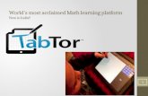 Tabtor Math- App With a Human Touch--NYT