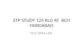 Stp study 125 kld at  bch faridabad