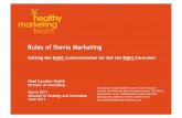 Rules of Stevia Marketing: Getting the Right Communication for the Right Consumer