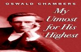 Oswald Chambers | My Utmost for His Highest