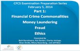 Commonalities, money laundering, fraud, ethics 2 4-14