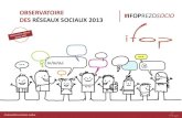 IFOP Vague 8 - Observatoire des Réseaux Sociaux en France déc 2013