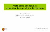 Méthodes créatives: co-créer les services de demain