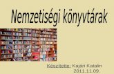 Nemzetiségi könyvtárak