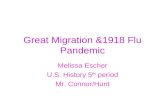 Great migration &1918 flu pandemic