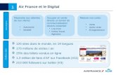 Air france & digital excellence diffusion public