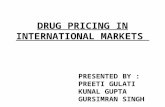 Drug pricing in international markets
