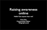 Raising Awareness Online