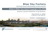 Blue Sky Factory: Shake & Bake Your Email Campaigns into 2010
