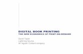 Digital Book Printing: The New Economics Of Print-On-Demand