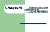 Absorption & Stripping of Dilute Mixtures