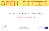 Open Innovation Mechanisms for Smart Cities Laura Castellucci