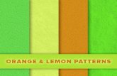 Free Orange and Lemon Patterns