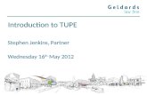 Introduction to TUPE