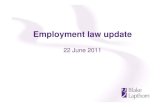 Blake Lapthorn Employment law update 22 June 2011