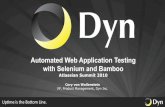 Bamboo and Selenium Web Application Testing