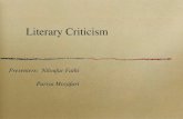 Literary criticism presentation