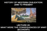 H114 Meeting 20: WHAT WERE THE CONSEQUENCES OF WWI? (ECONOMY)