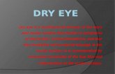 Dry eye ppt