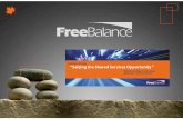 FreeBalance presentation: Seizing the Shared Services Opportunity: Speed to savings
